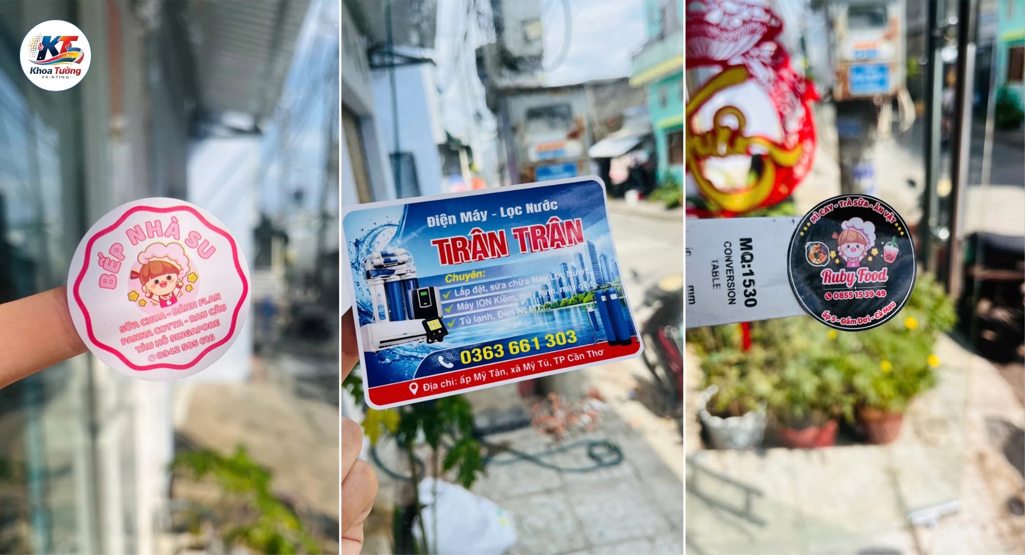 Mẫu tem nhãn khoa tường