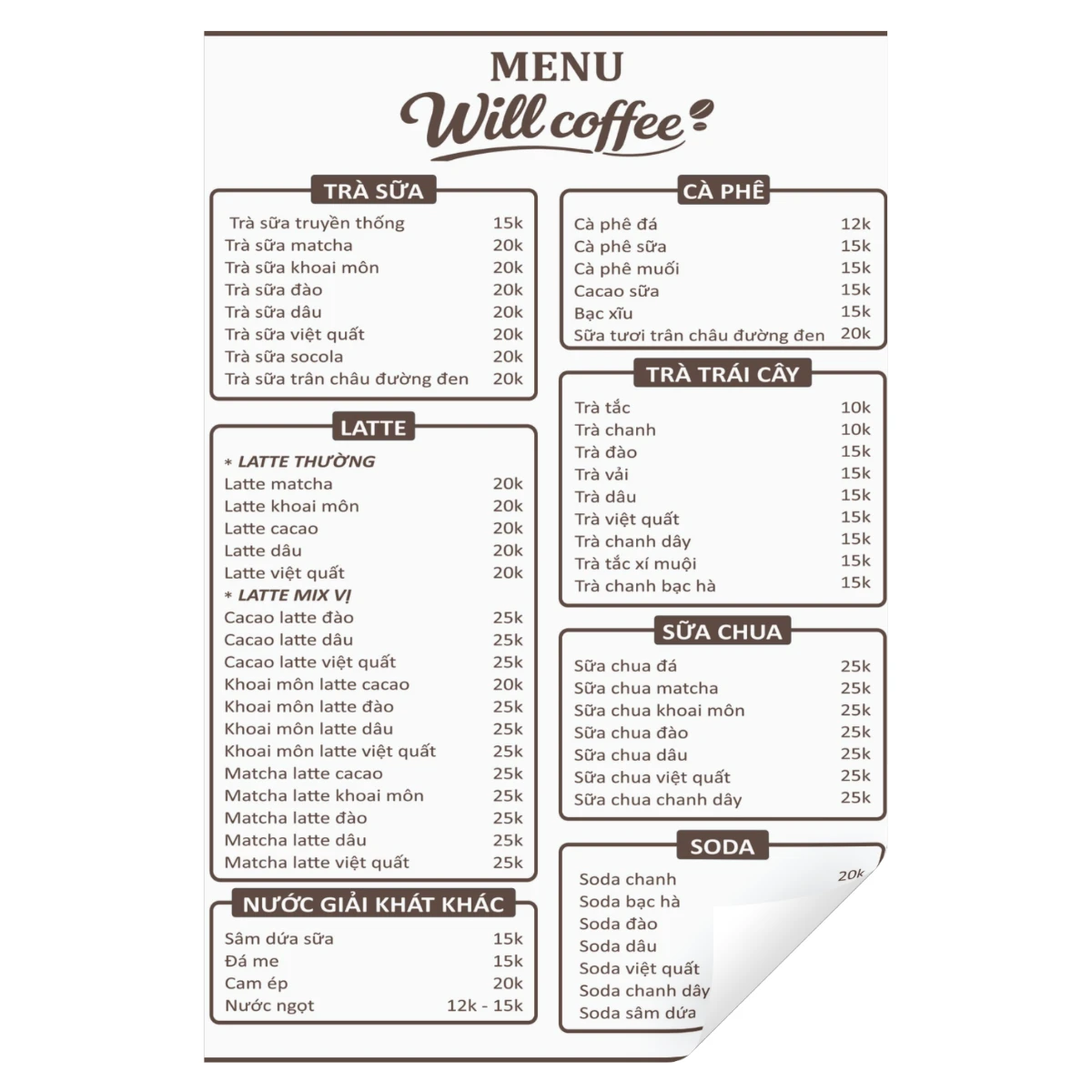 In Menu
